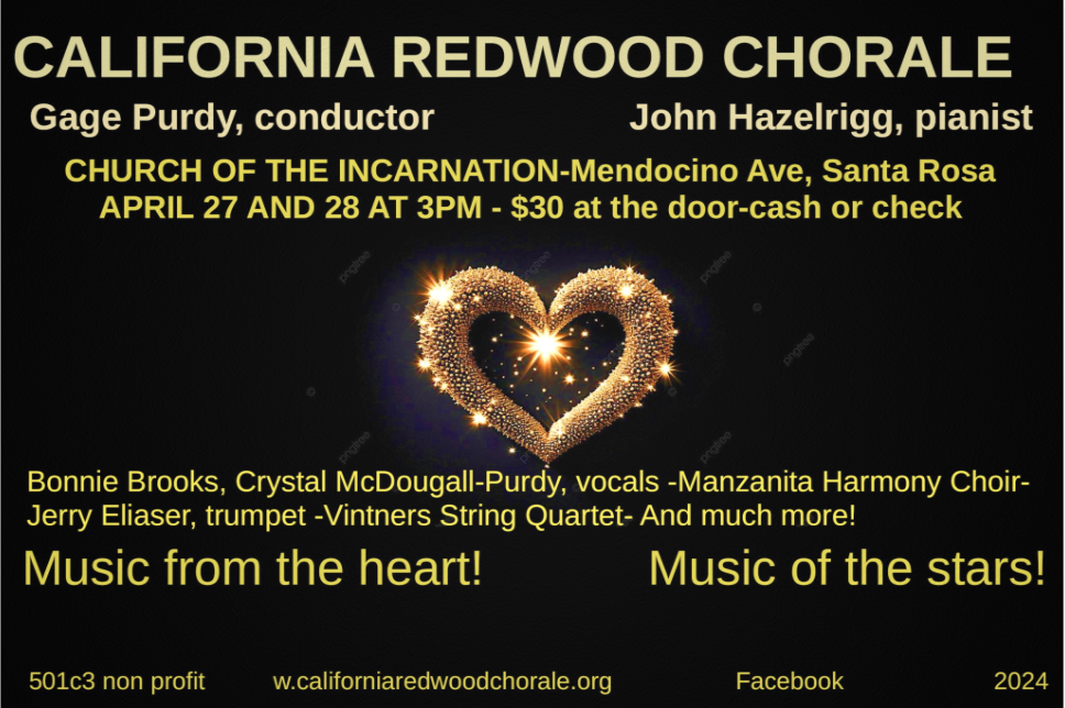 California Redwood Chorale concert